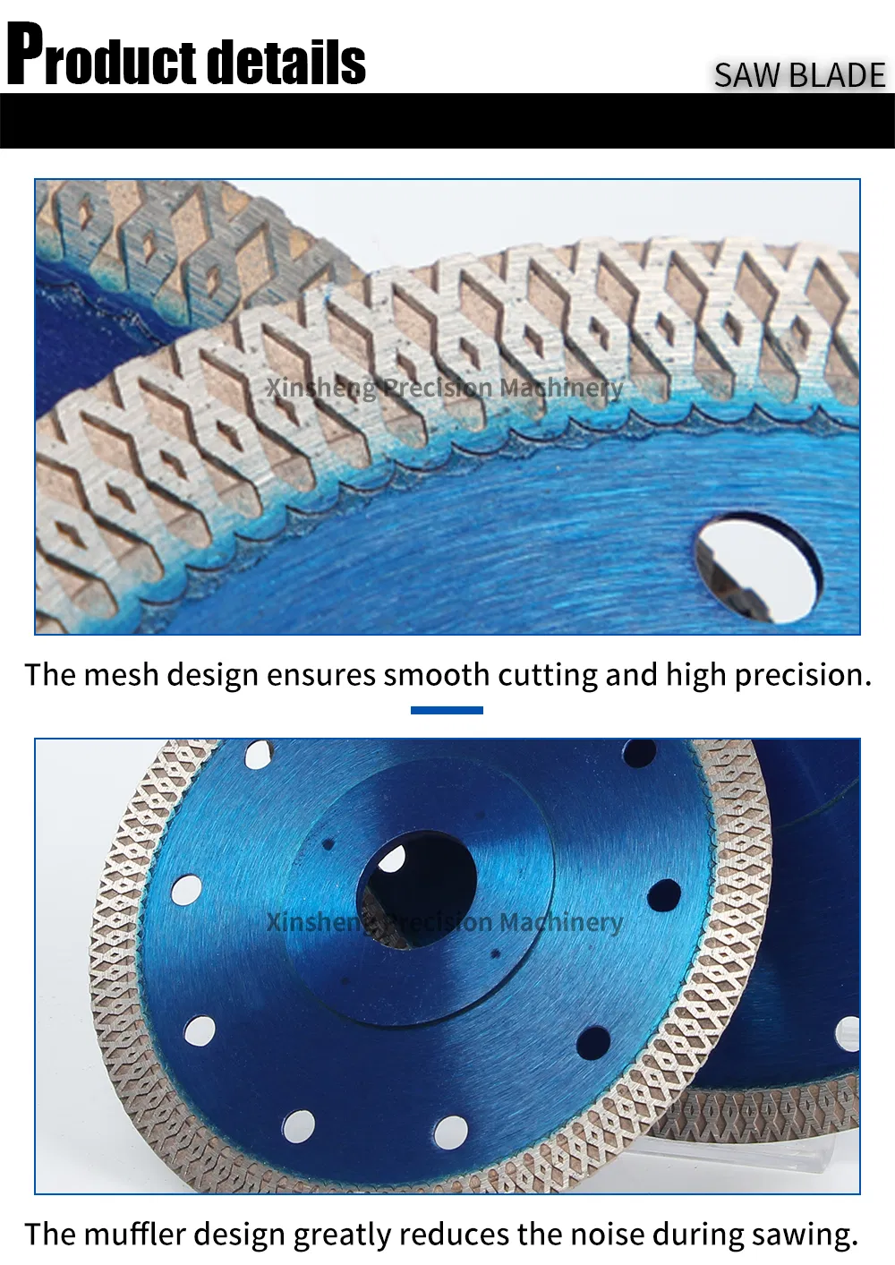105X1.2X20mm Diamond Cutting Disc for Tile