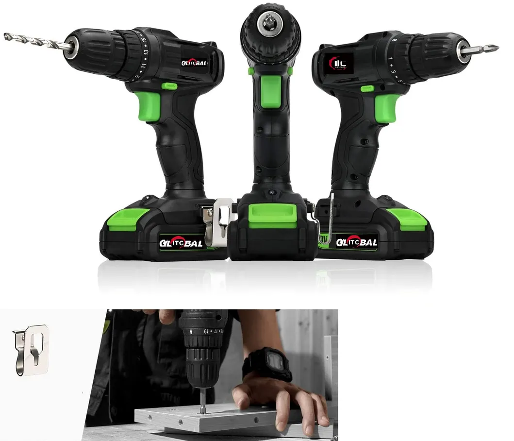 18V (20V Max) Lithium-Ion Battery Cordless/Electric Impact Drill/Screwdriver-Greenline Power Tools
