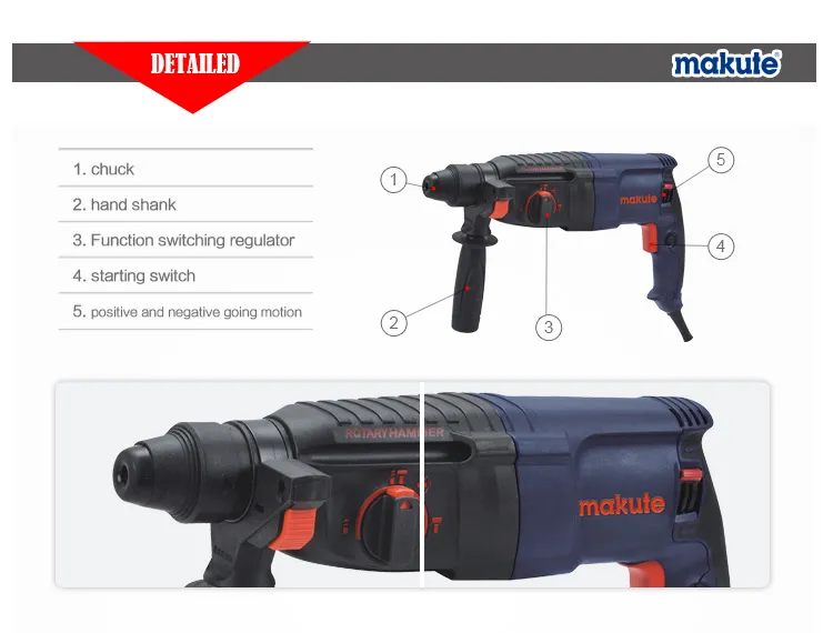 2017 Newest Cordless Rotary Hammer Drill