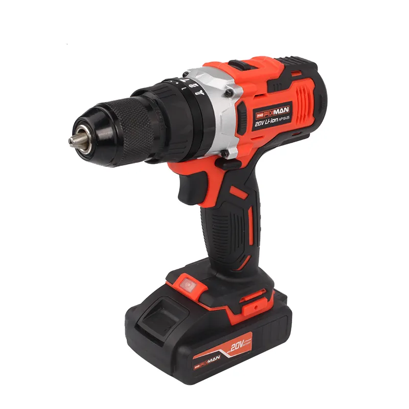 20V 55n. M High Torque Power Drill Power Tool Cordless Impact Drill Hammer Drill Impact Drill Lithium Drill