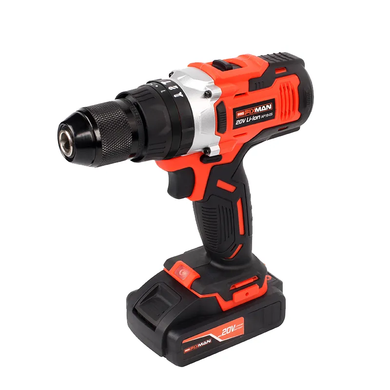 20V 55n. M High Torque Power Drill Power Tool Cordless Impact Drill Hammer Drill Impact Drill Lithium Drill