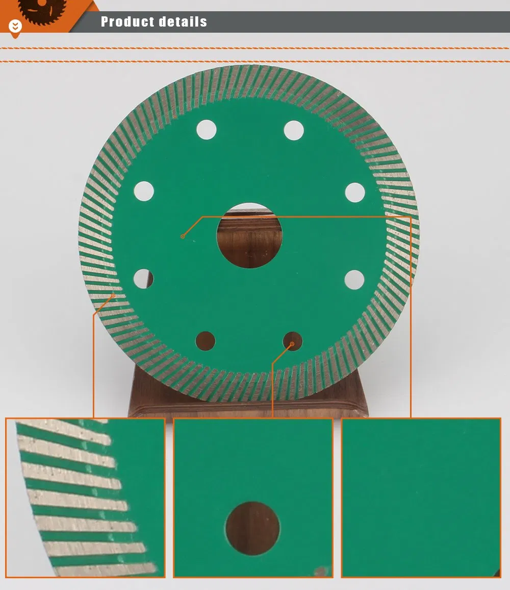 4′′ 105mm Turbo Diamond Stone Cutting Disc Saw Blades for Tile