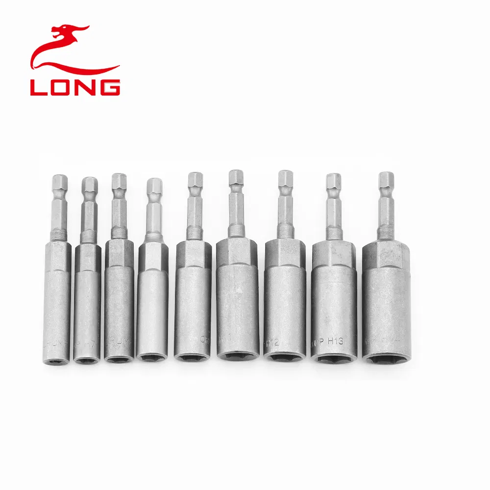 80mm 10mm Deep Hole Runner Socket Driver Sleeves Nut Setter Without Magnetic