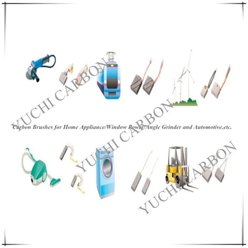 Aftermarket Carbon Brush Set with Auto Stop Replaces Makita CB175 CB171/Carbon Brushes for Makita CB171 CB175 Hm1111c Hm1203c Hm1213c Hm1214c Hm1317CB