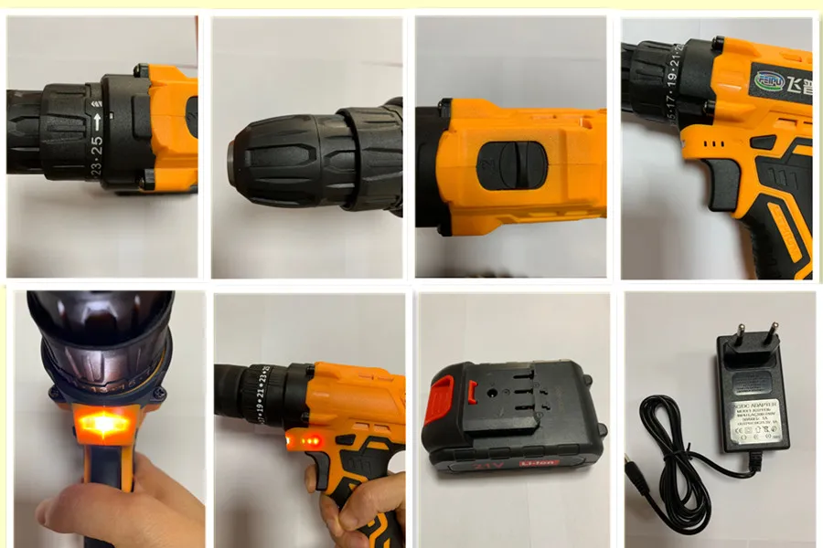Electric Cordless Tools Power Drilling Machines