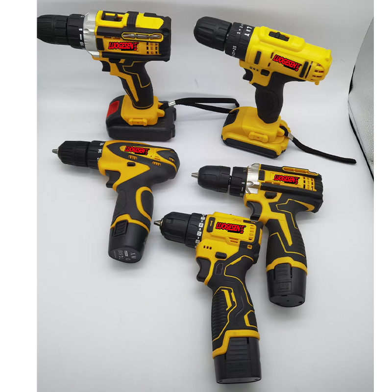 Electric Lithium Battery Wireless Li-ion Cordless Impact Compact Driver Compatible Multiple Function Bohrer Speed Adjustable Hammer Handle Tool Power Drill