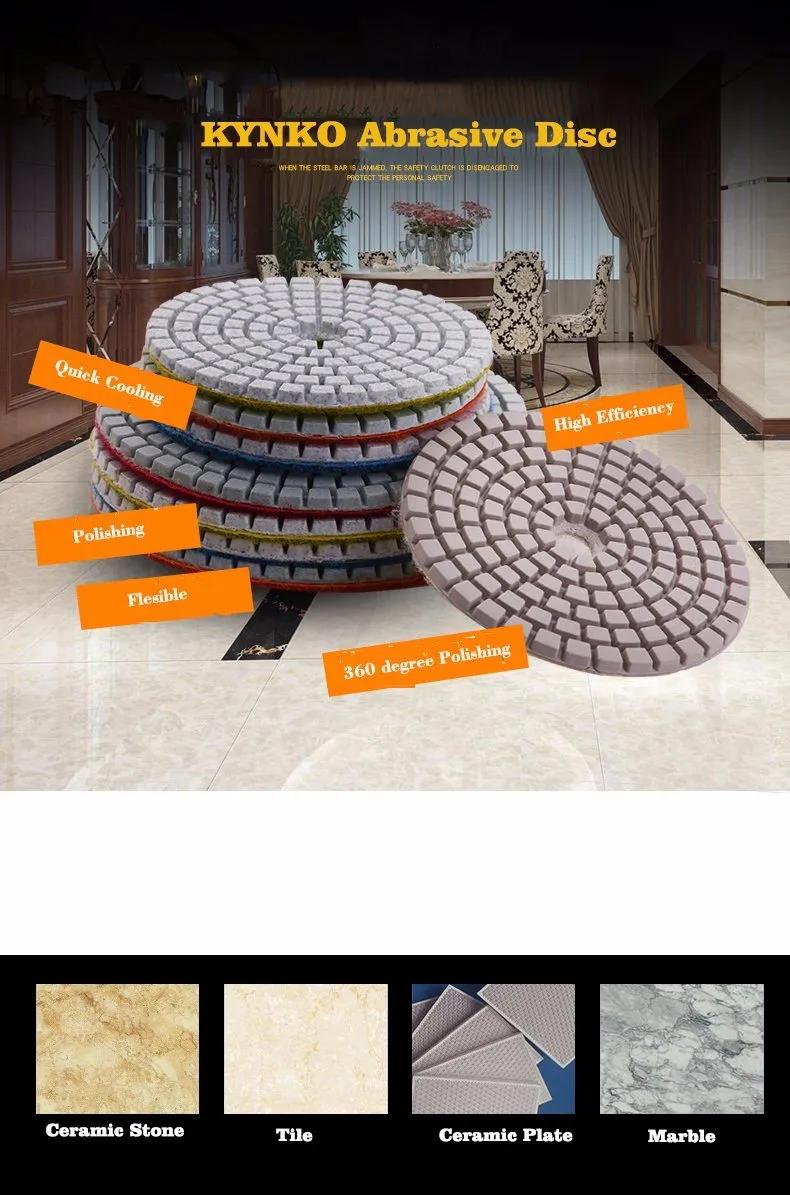 Flexible Disc for Wet Dry Polishing Stone