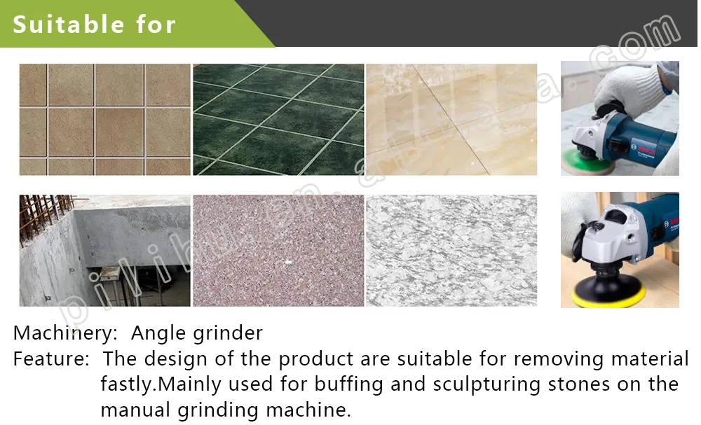 Intered Lapidary Diamond Cup Grinding Wheels for Ceramic Glass and Tiles