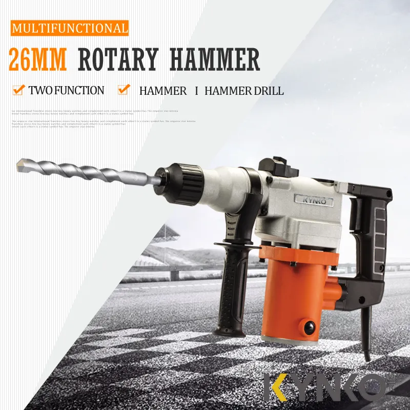 Kynko Power Tool 800W Rotary Hammer for Multi-Working Kd08