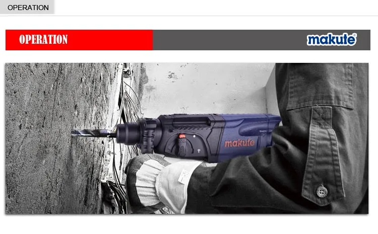 Makute Construction Tool Electric Hammer Drill Machine