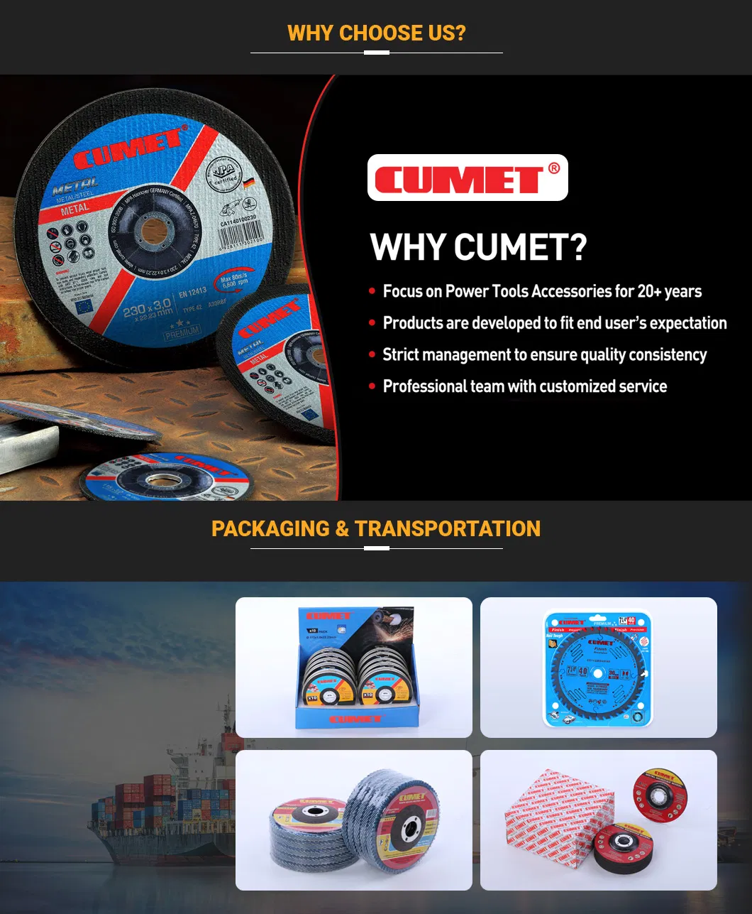 Super Thin Cutting Wheel for Stainless Steel (230X1.9X22.2mm)