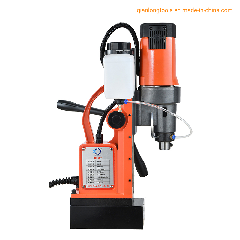 Xd-Zt-50I Portable Electric Stepless Speed 750rpm 1500W 50mm Dia Magnetic Drill